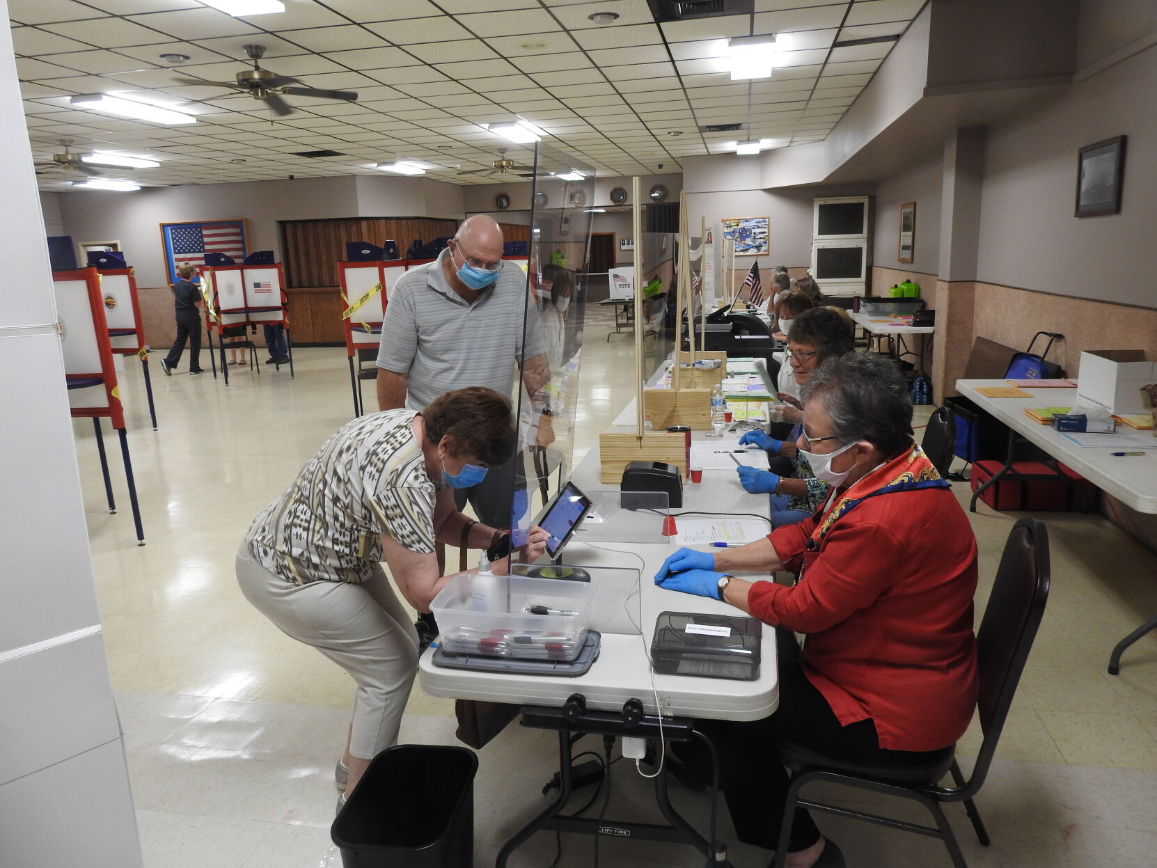 Voting brisk on Tuesday